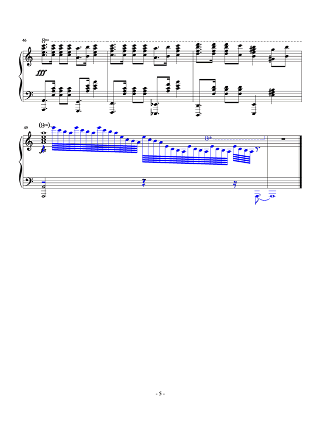 歌声与微笑钢琴曲谱（图5）