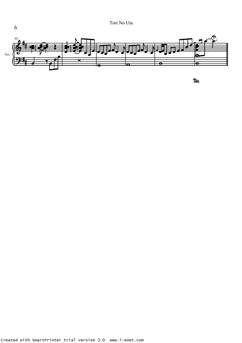 Air - Tori No Uta钢琴曲谱（图6）