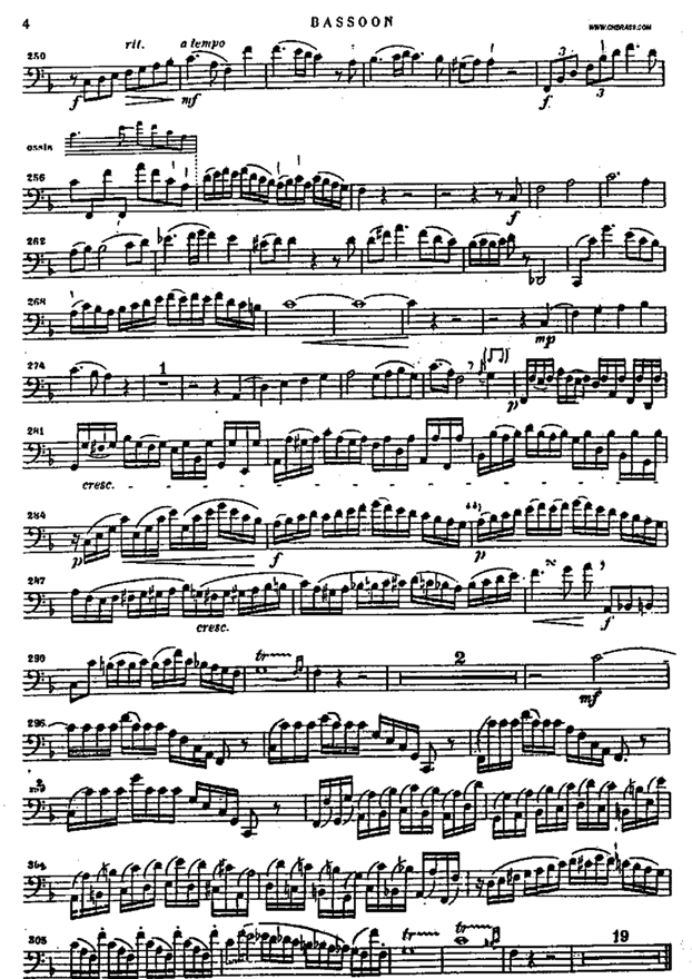 bassoon钢琴曲谱（图4）
