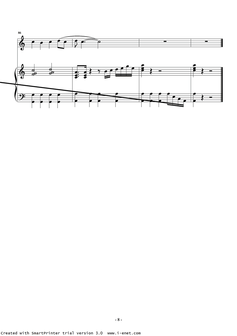 Paradise钢琴曲谱（图8）