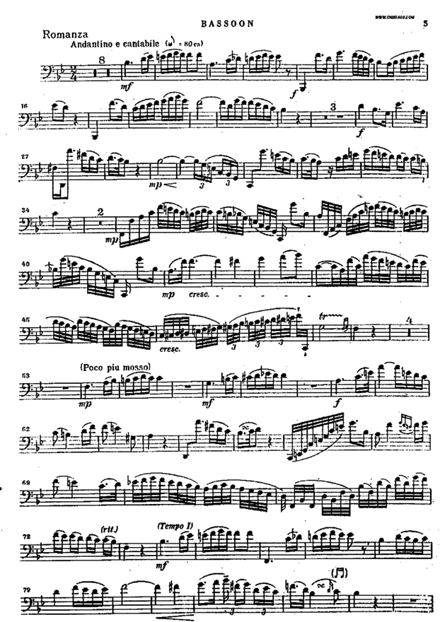 bassoon钢琴曲谱（图5）