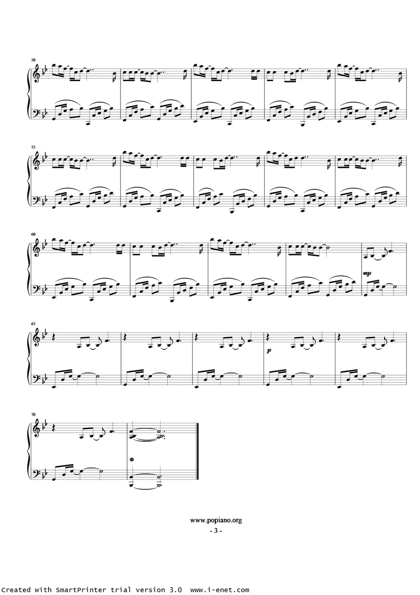 地球仪钢琴曲谱（图3）