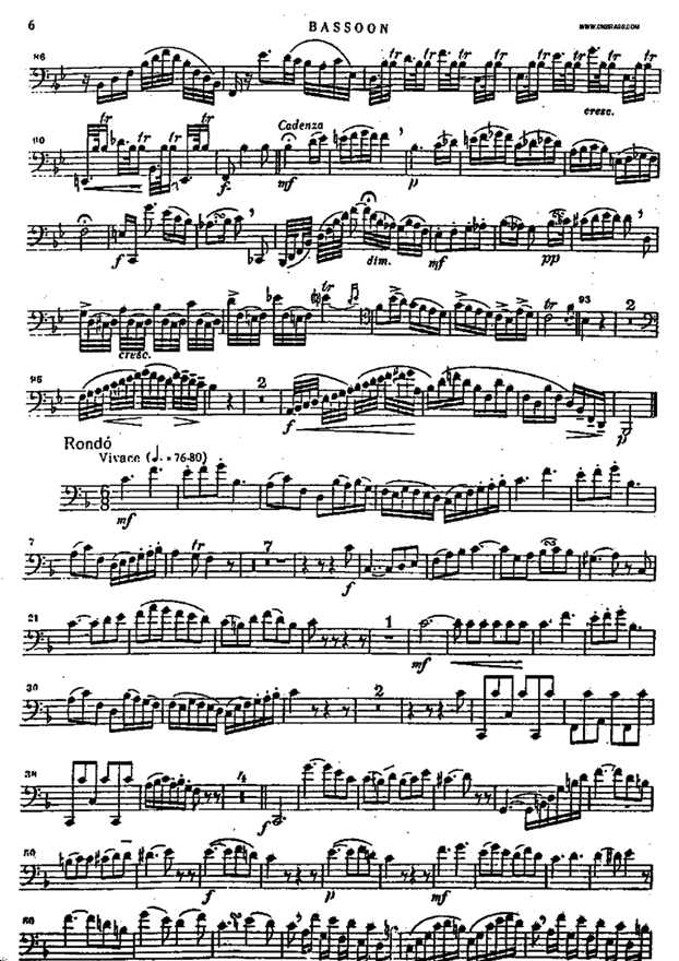 bassoon钢琴曲谱（图6）