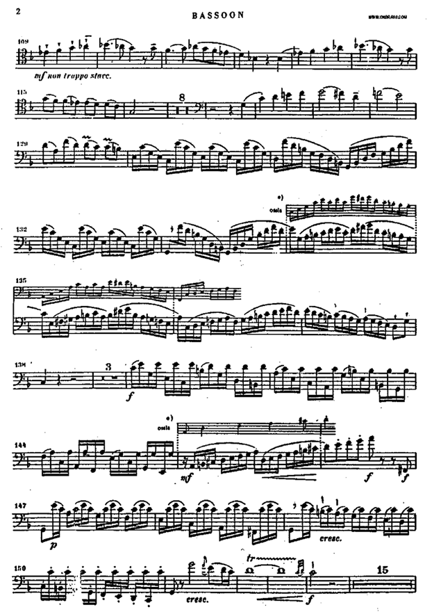 bassoon钢琴曲谱（图2）