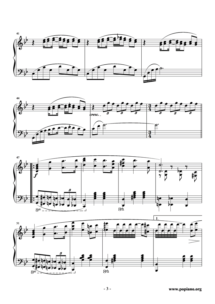 花火钢琴曲谱（图3）