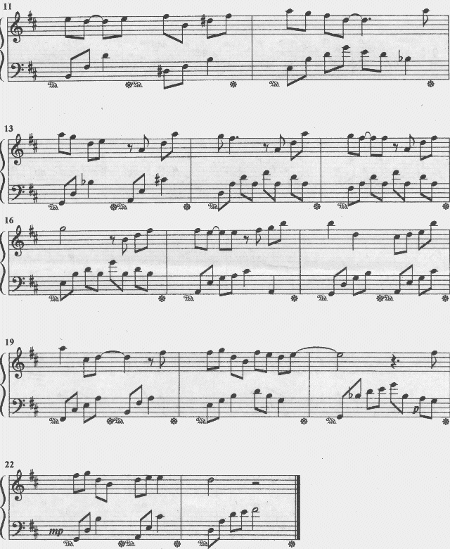 熏衣草钢琴曲谱（图2）