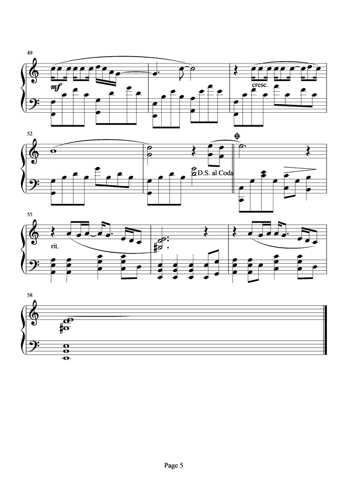 改造人钢琴曲谱（图5）