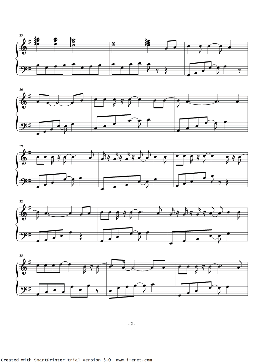 Myprayer钢琴曲谱（图2）