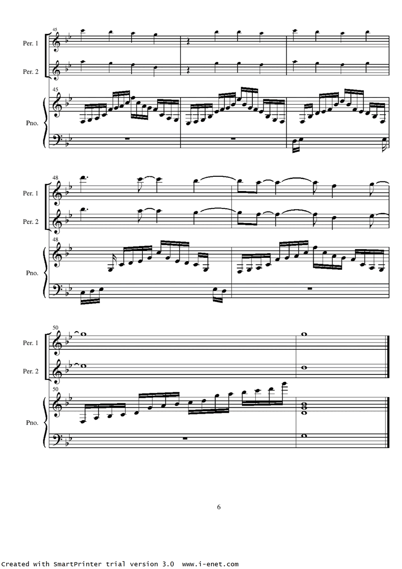 Ayashi no Ceres - Scarlet钢琴曲谱（图6）