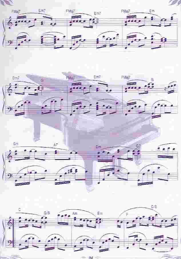 邮差钢琴曲谱（图3）
