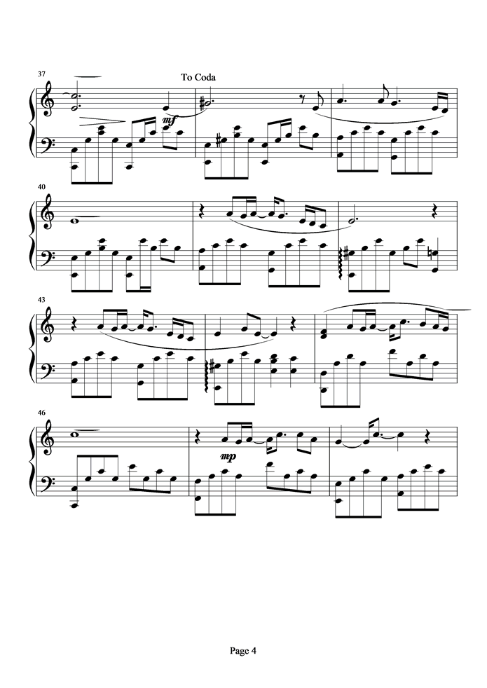 改造人钢琴曲谱（图4）