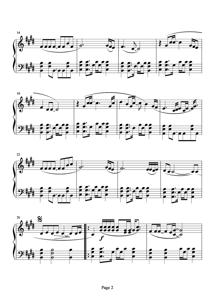 估计错误钢琴曲谱（图2）