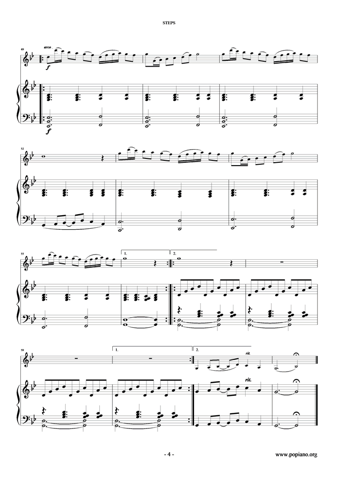Steps钢琴曲谱（图4）