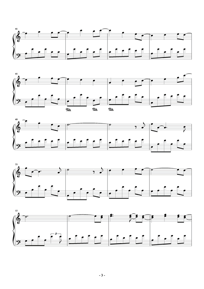 Joy钢琴曲谱（图3）