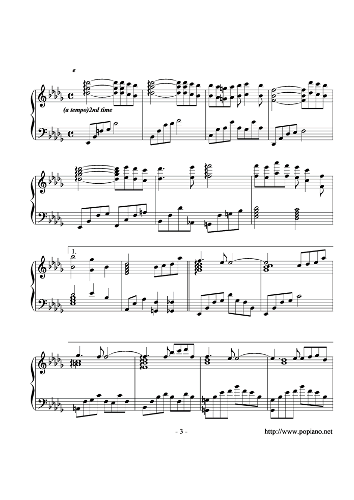Nostalgia钢琴曲谱（图3）