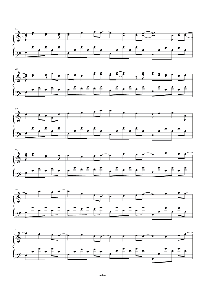Joy钢琴曲谱（图4）