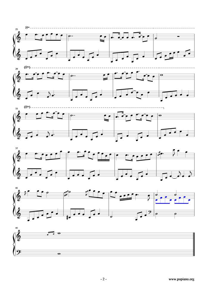Kissing Bird钢琴曲谱（图2）