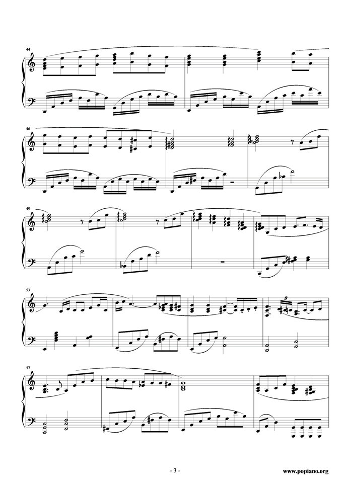 Friends钢琴曲谱（图3）