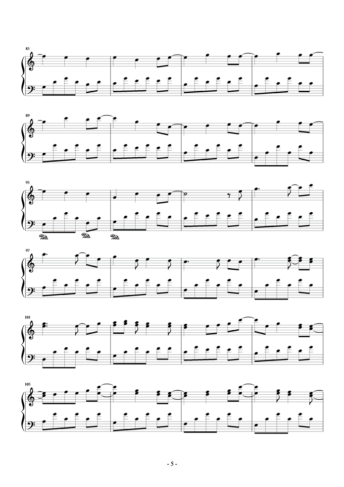 Joy钢琴曲谱（图5）