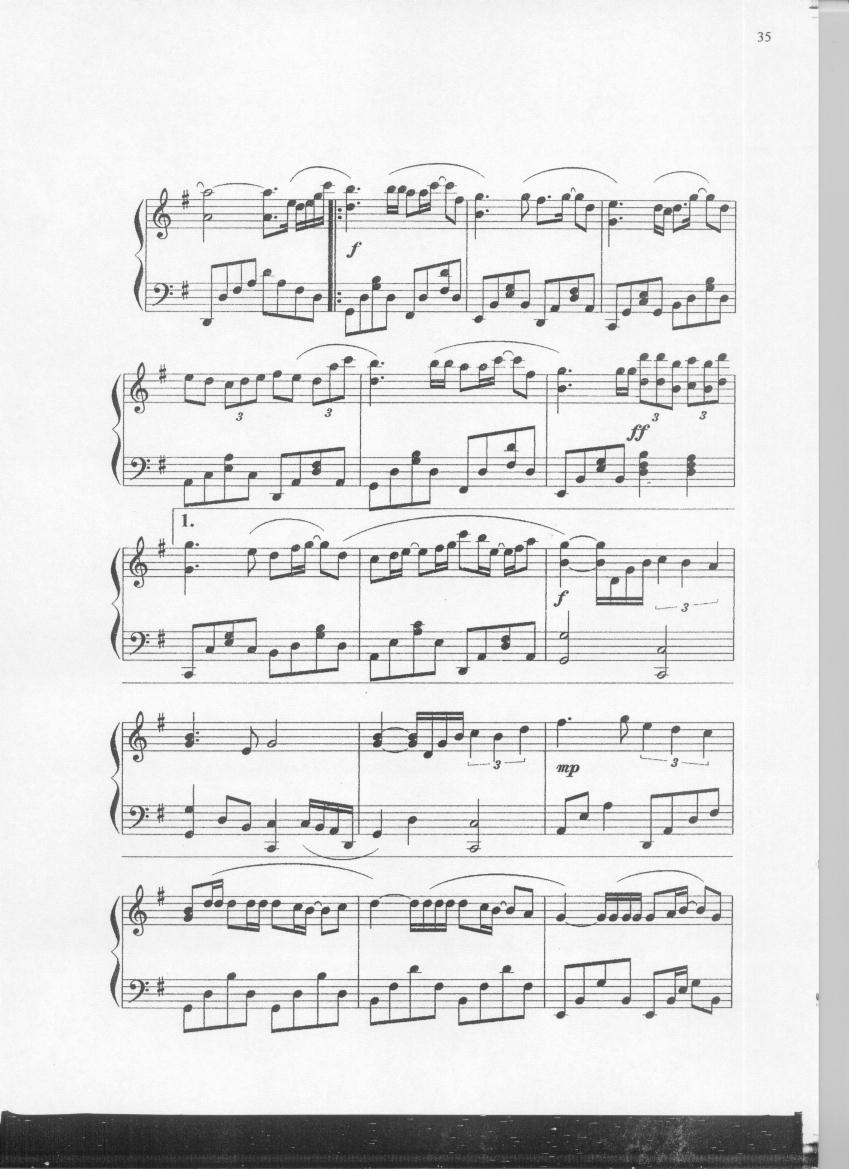 灰姑娘钢琴曲谱（图2）