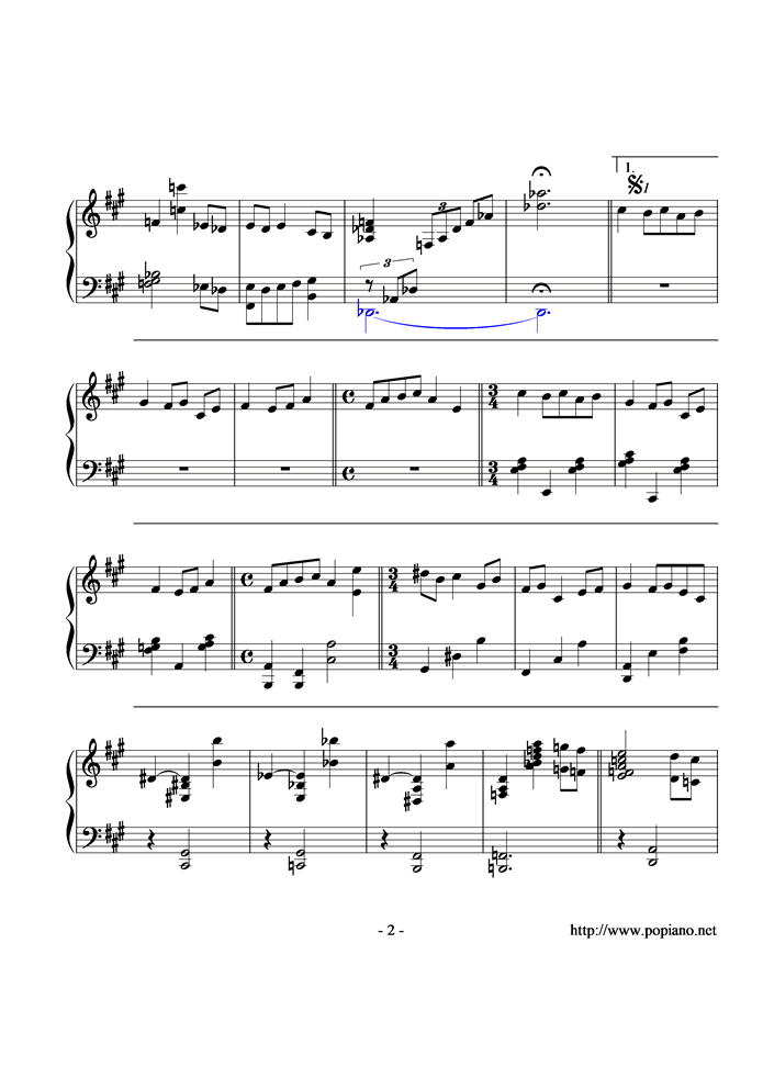 Rain Garden钢琴曲谱（图2）