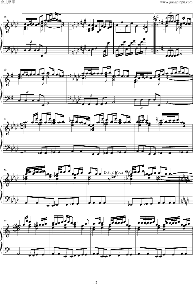 Free&Easy钢琴曲谱（图2）
