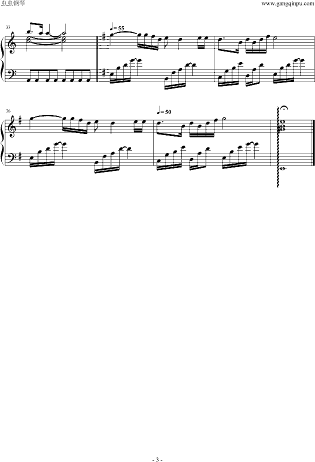 Free&Easy钢琴曲谱（图3）