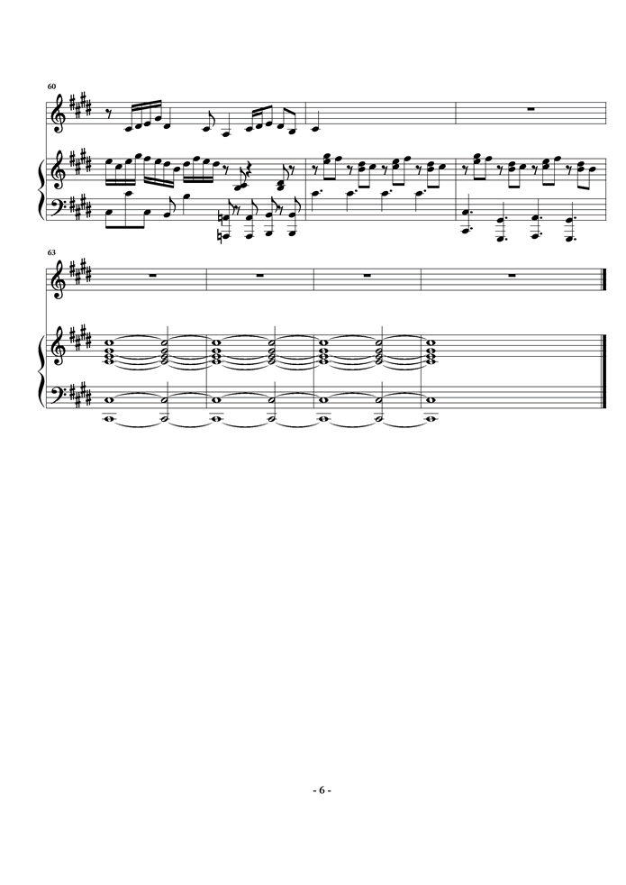 Hijo de la luna钢琴曲谱（图6）