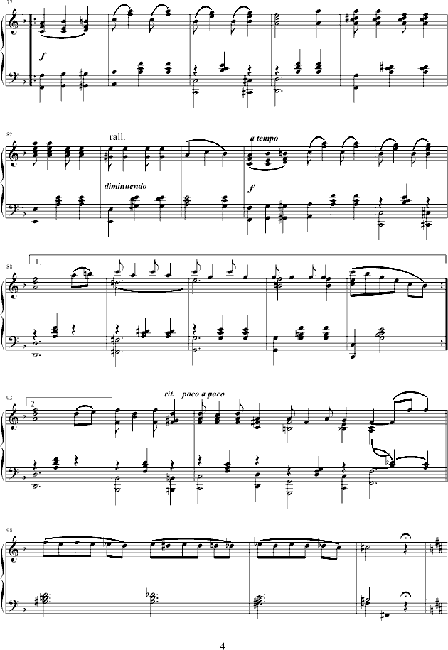 bethena钢琴曲谱（图4）