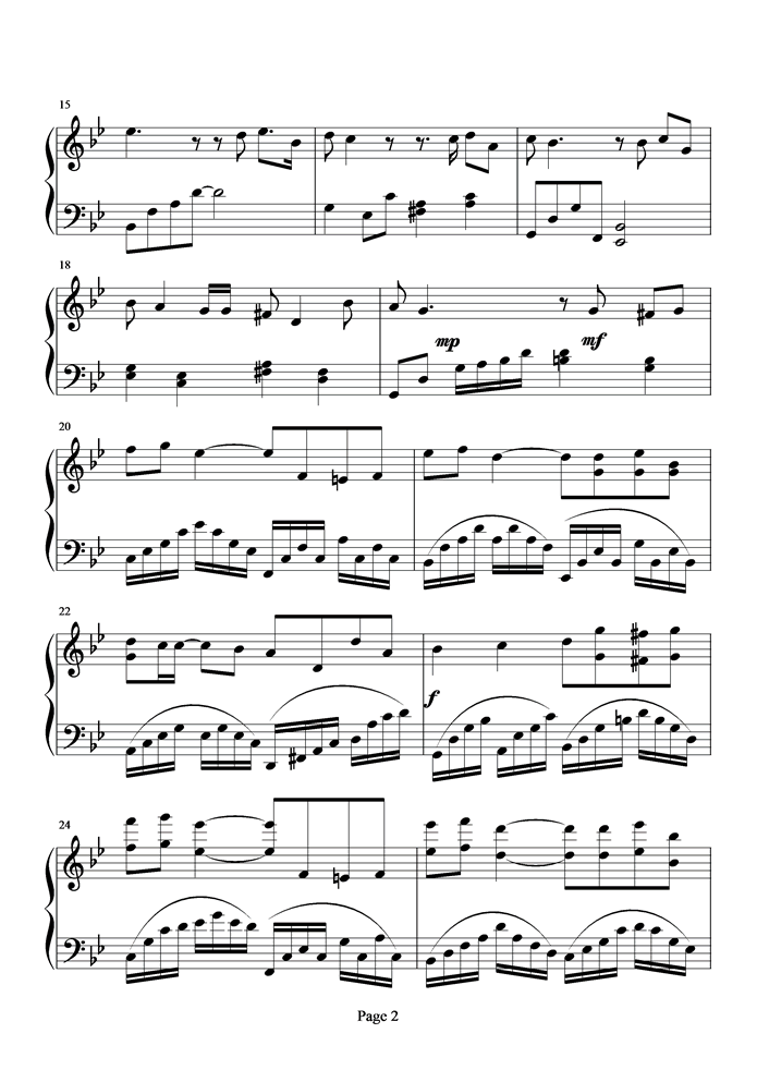 是否爱过我钢琴曲谱（图2）