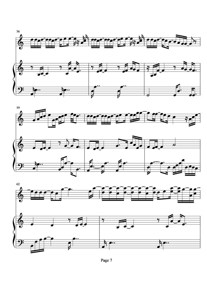 习惯钢琴曲谱（图7）