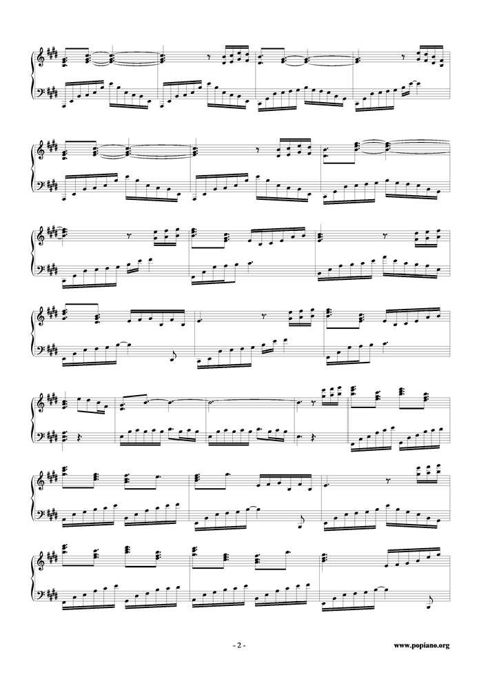 水丽舞钢琴曲谱（图2）