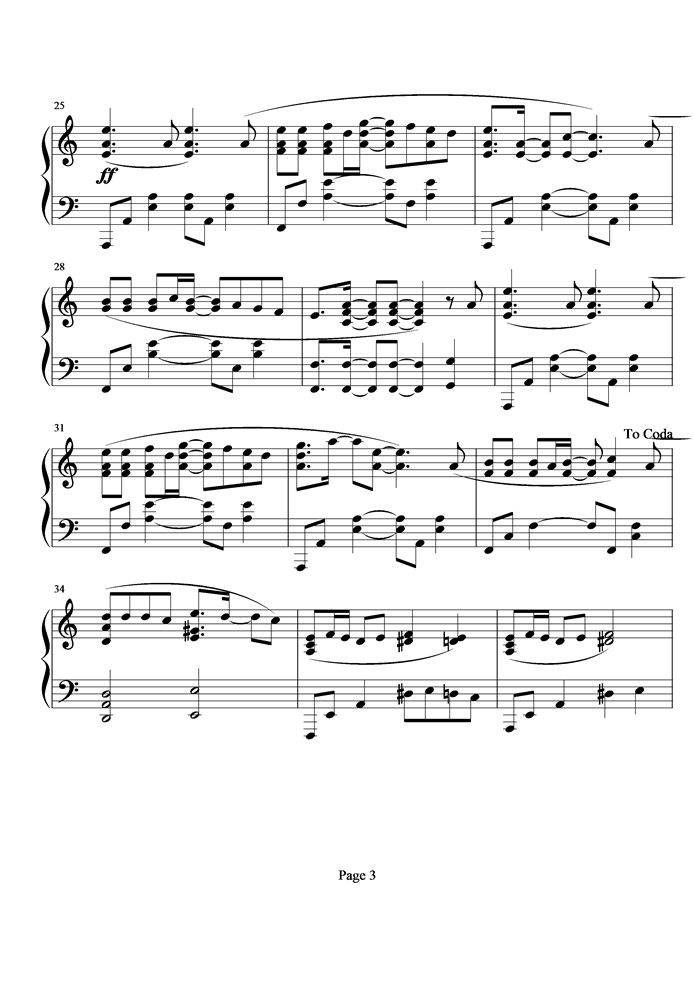 曝光钢琴曲谱（图3）