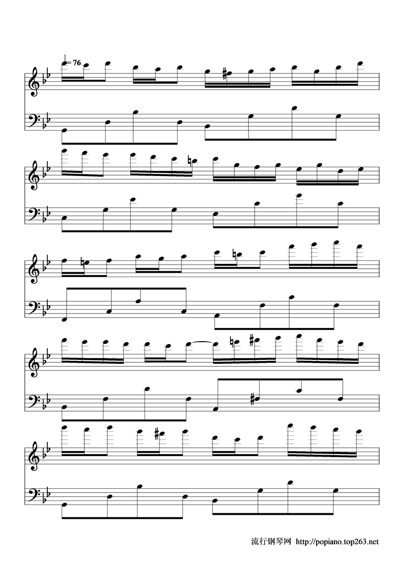 星空的旋律钢琴曲谱（图9）