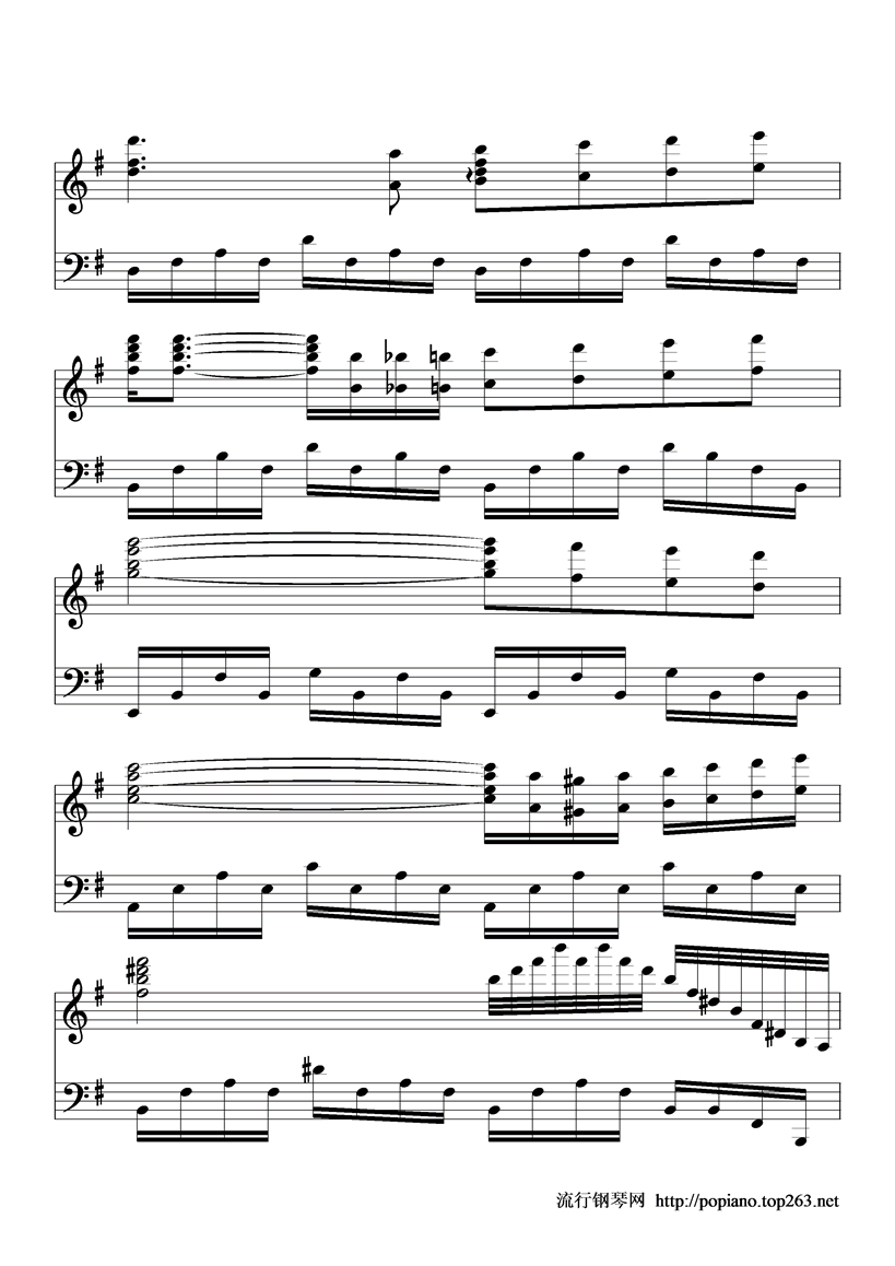 星空的旋律钢琴曲谱（图3）
