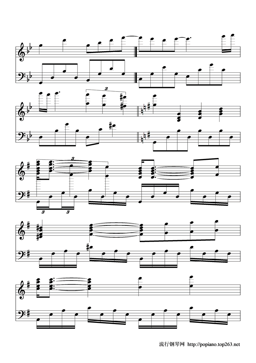 星空的旋律钢琴曲谱（图2）
