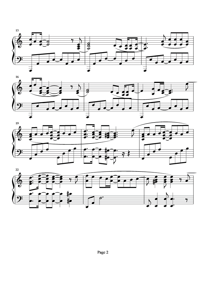 曝光钢琴曲谱（图2）
