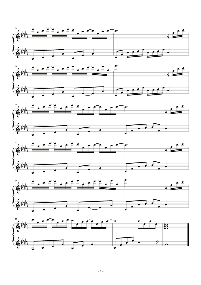 空房间钢琴曲谱（图4）