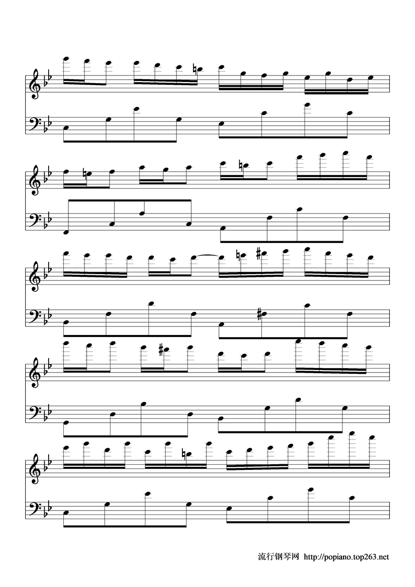 星空的旋律钢琴曲谱（图6）
