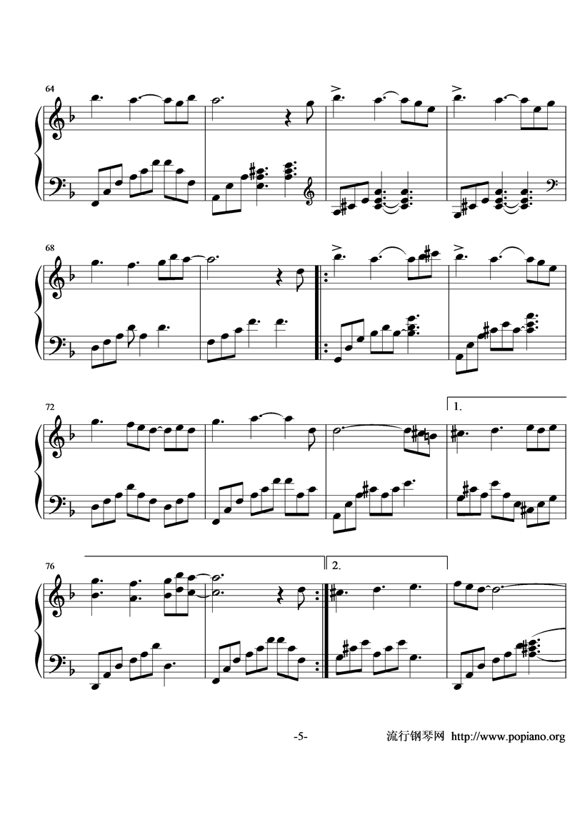 FELITSA钢琴曲谱（图5）