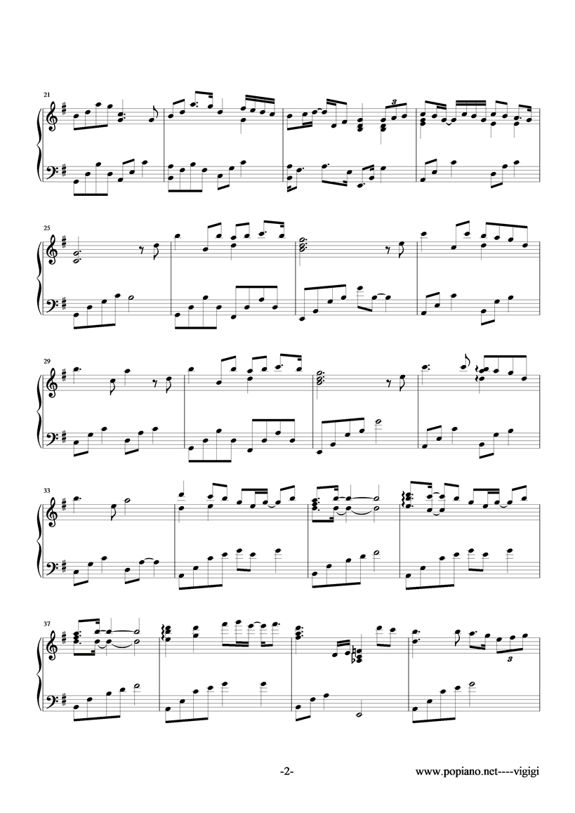 do you钢琴曲谱（图2）