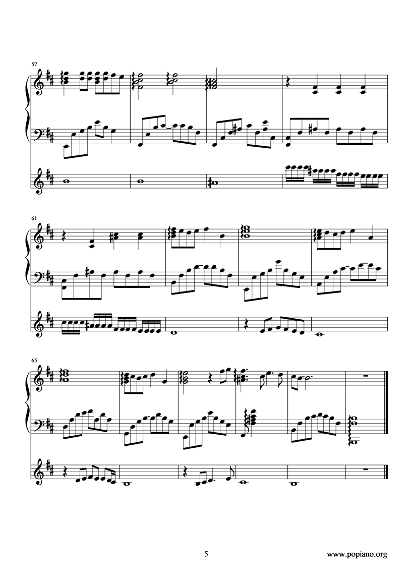 赤的疑惑钢琴曲谱（图5）