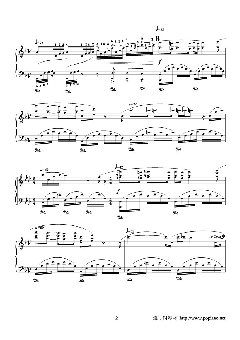 elena钢琴曲谱（图2）