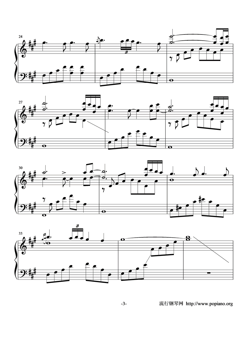 Almost a Whisper钢琴曲谱（图3）