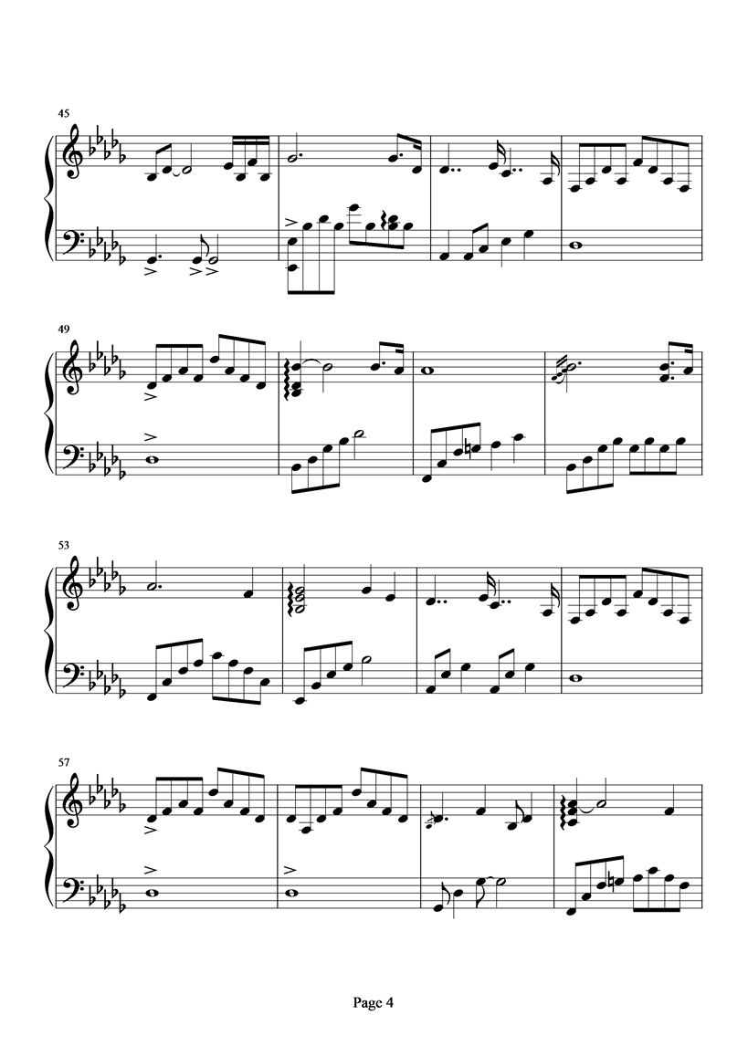 Daydream钢琴曲谱（图4）