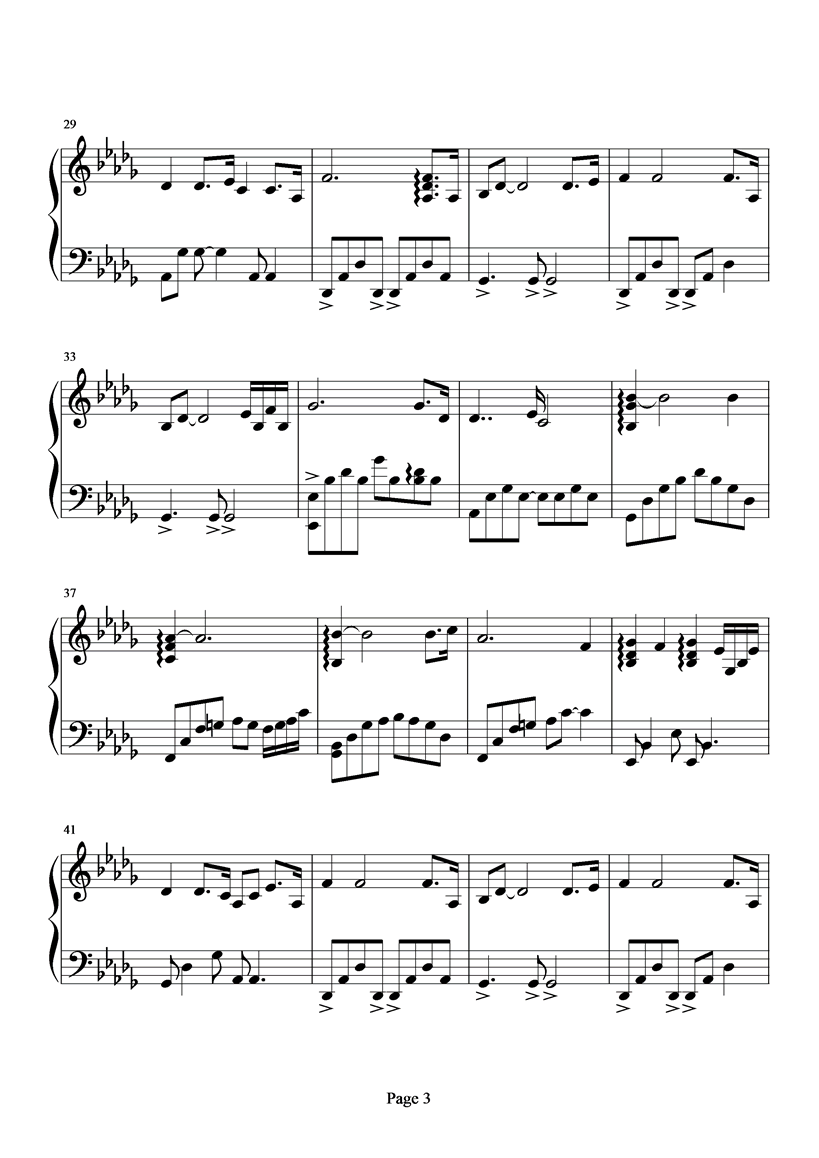 Daydream钢琴曲谱（图3）