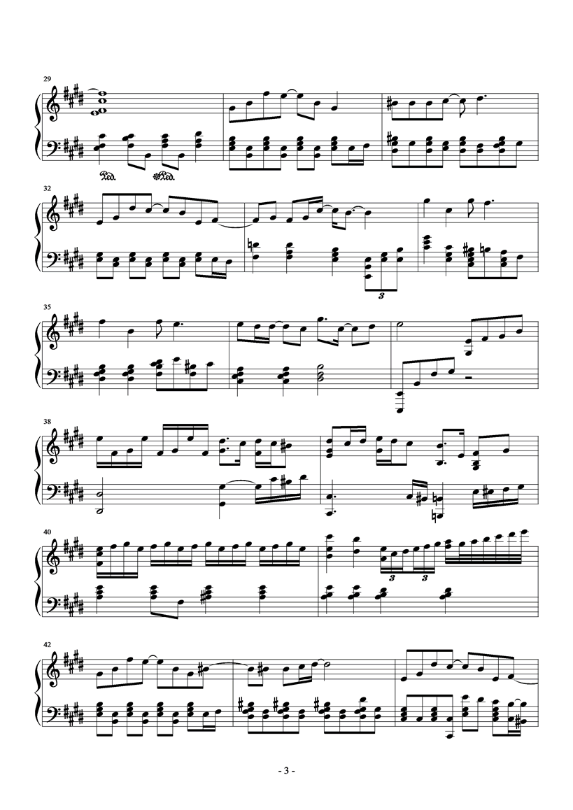 欢乐今宵钢琴曲谱（图3）