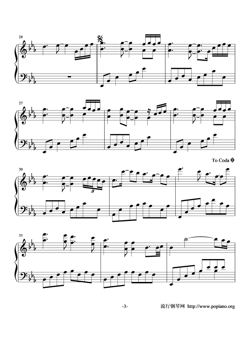 Before I Go钢琴曲谱（图3）