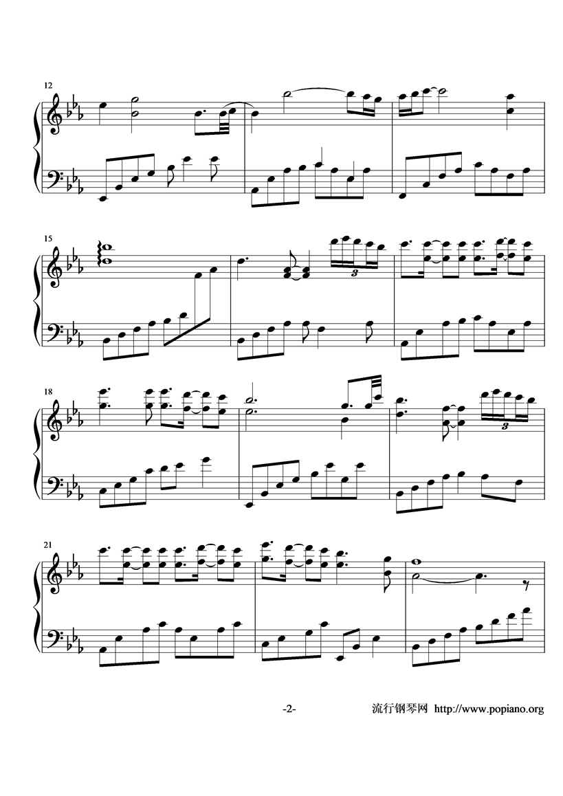Before I Go钢琴曲谱（图2）