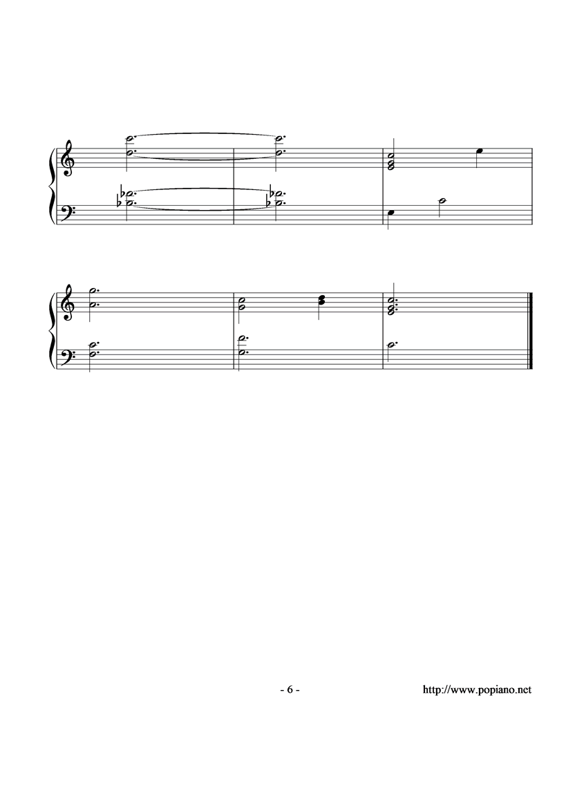konoyo no uta钢琴曲谱（图6）